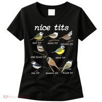 Nice Tits Funny Bird Watching Birdwatcher Women's T-Shirt thumb 0