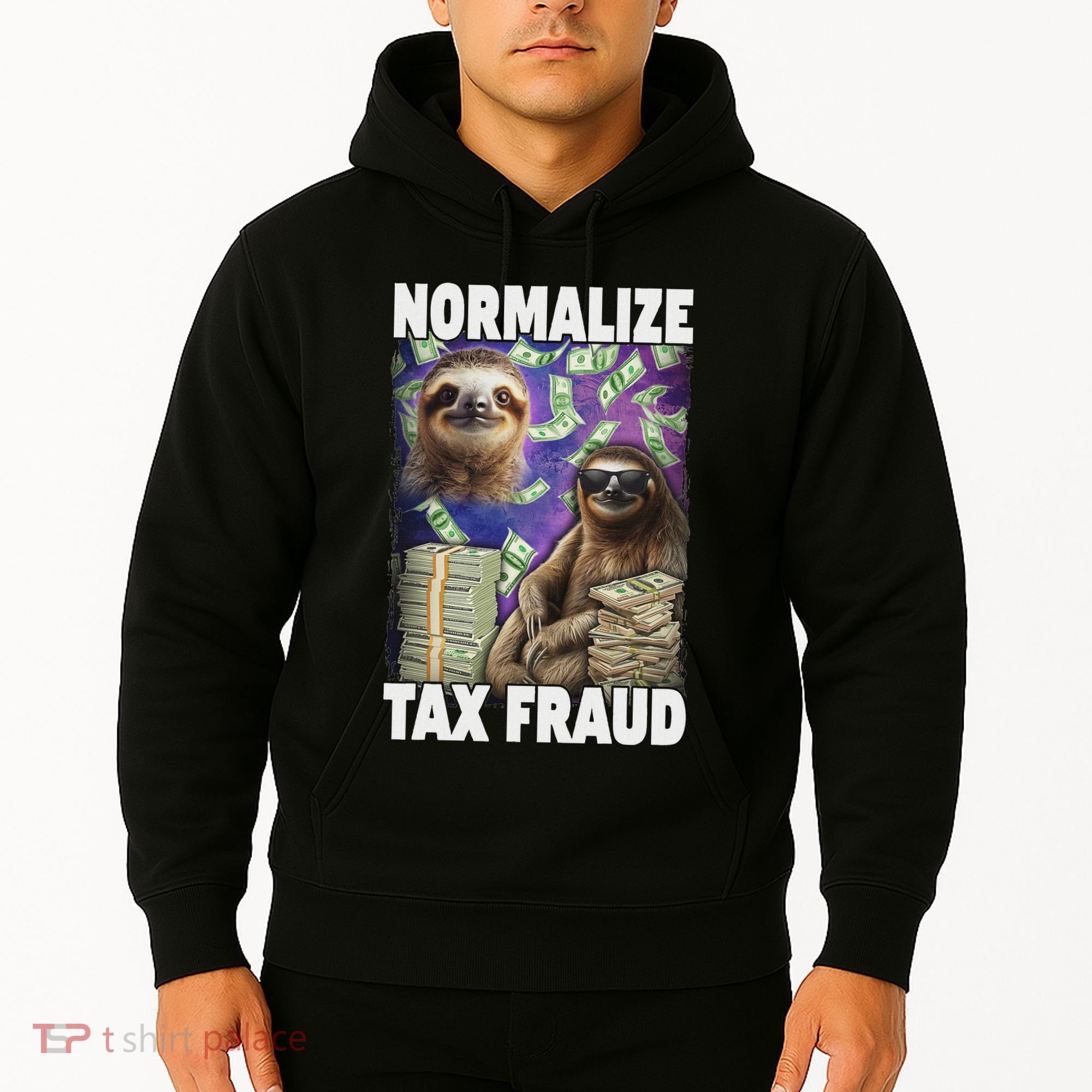 Normalize Tax Fraud Hoodie