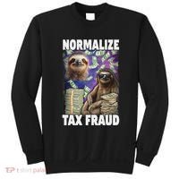 Normalize Tax Fraud Sweatshirt thumb 0