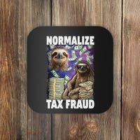 Normalize Tax Fraud Coaster thumb 0