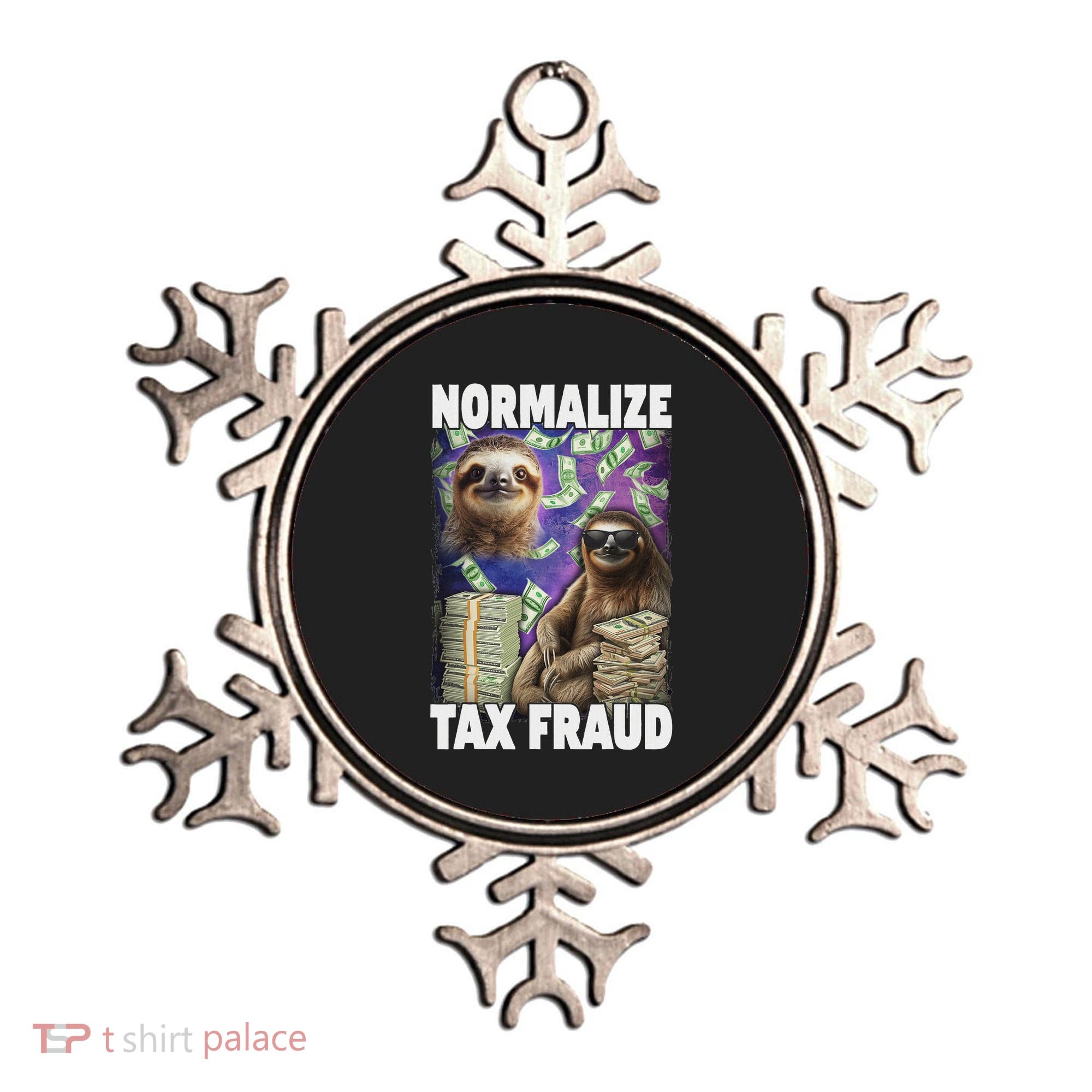 Normalize Tax Fraud Ornament