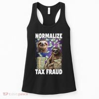 Normalize Tax Fraud Women's Tank Top thumb 0