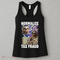 Normalize Tax Fraud Women's Tank Top thumb 3