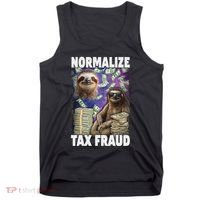 Normalize Tax Fraud Tank Top thumb 0