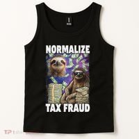 Normalize Tax Fraud Tank Top thumb 2