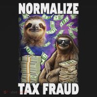 Normalize Tax Fraud Women's Long Sleeve Shirt thumb 2
