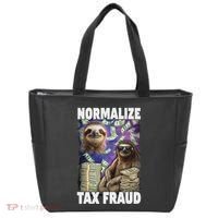 Normalize Tax Fraud Tote Bag thumb 0