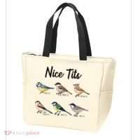Nice Tits Funny Bird Watching Birding Tote Bag thumb 3
