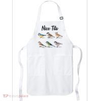 Nice Tits Funny Bird Watching Birding Apron thumb 0