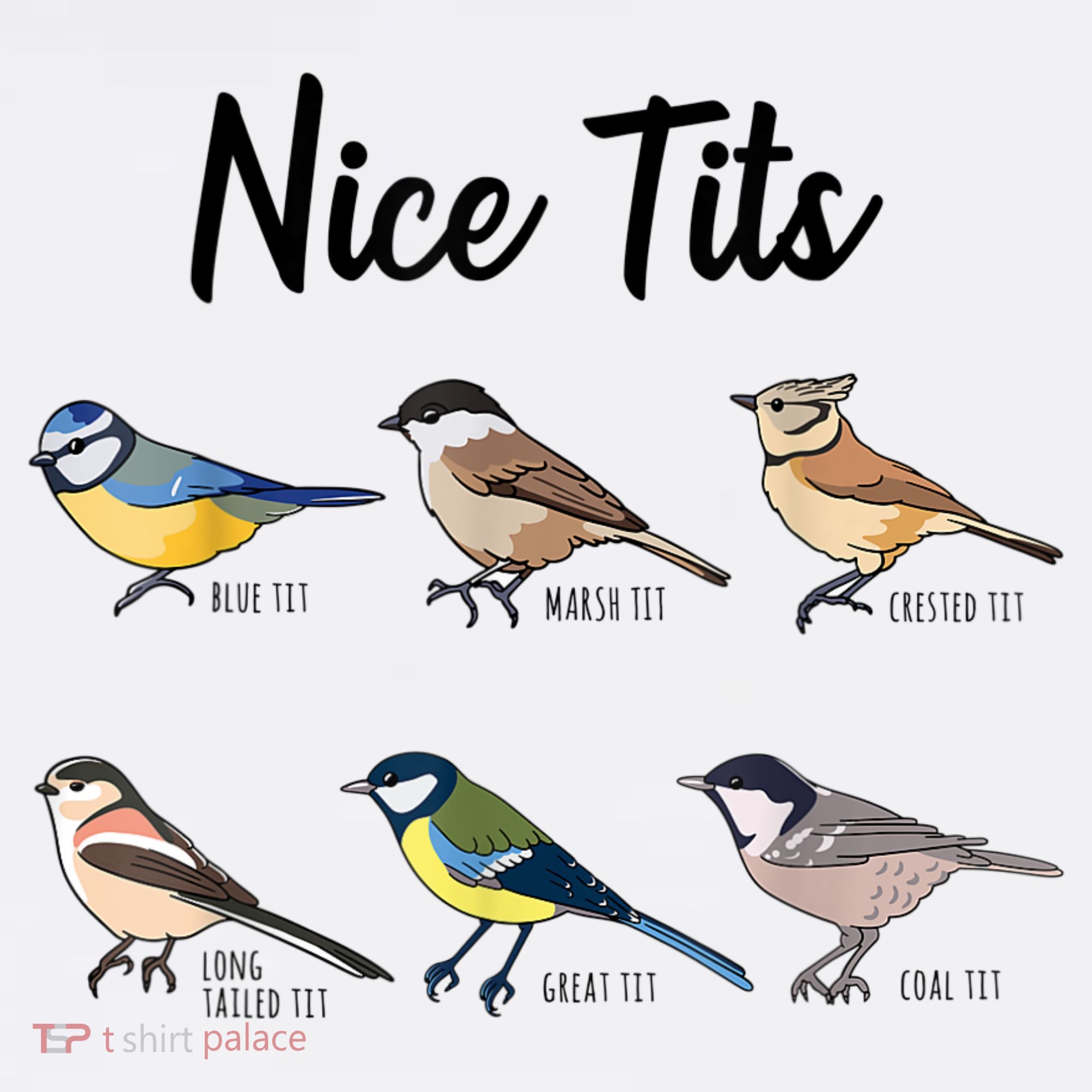 Nice Tits Funny Bird Watching Birding Coffee Mug