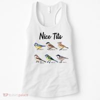 Nice Tits Funny Bird Watching Birding Women's Tank Top thumb 0