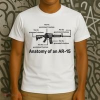 Not The Governments Business Anatomy Of An Ar15 T-Shirt thumb 3