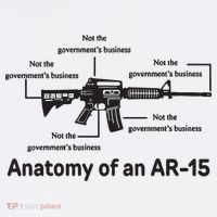 Not The Governments Business Anatomy Of An Ar15 T-Shirt thumb 7