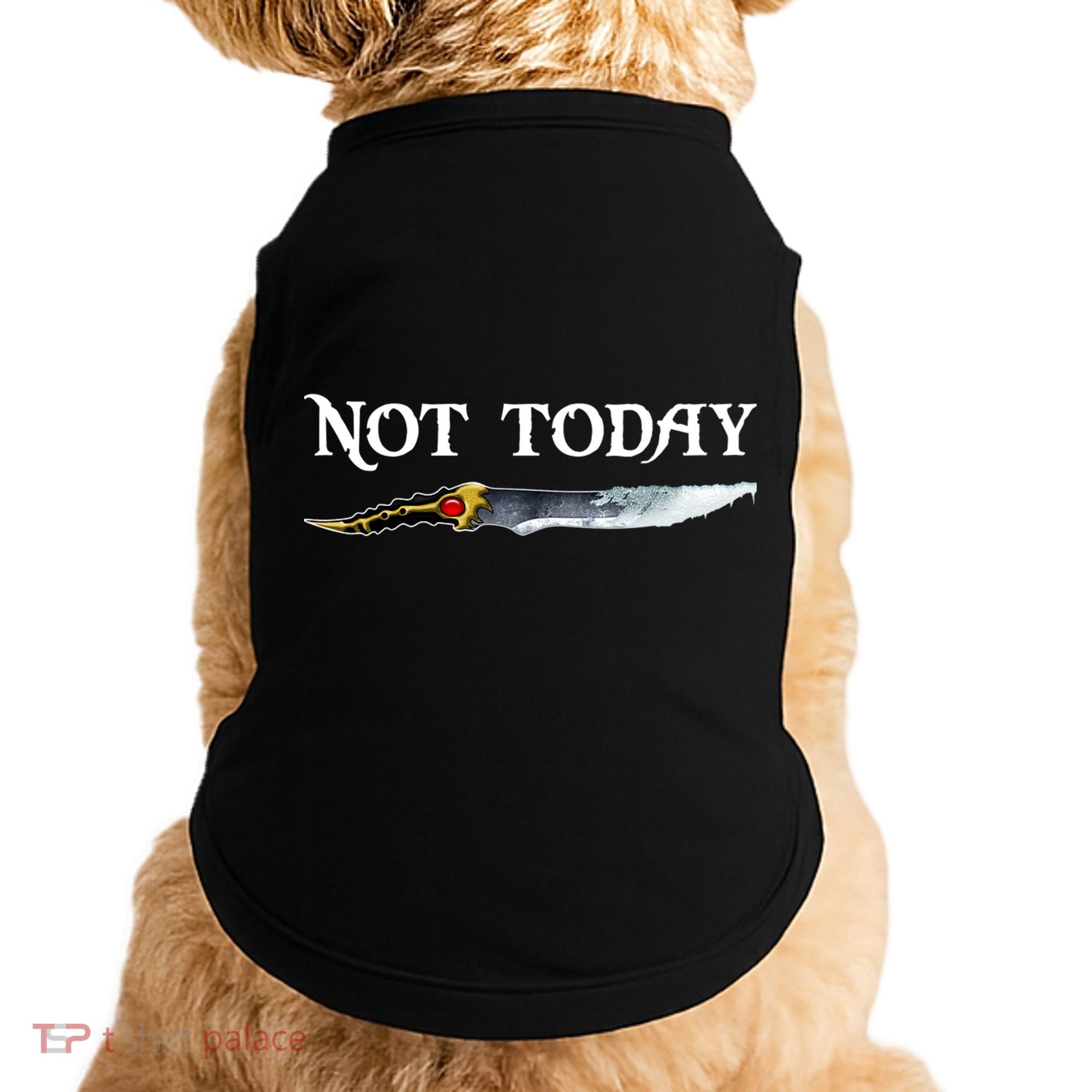 Not Today GOT Sword Doggie Tank