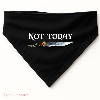 Not Today GOT Sword USA-Made Doggie Bandana