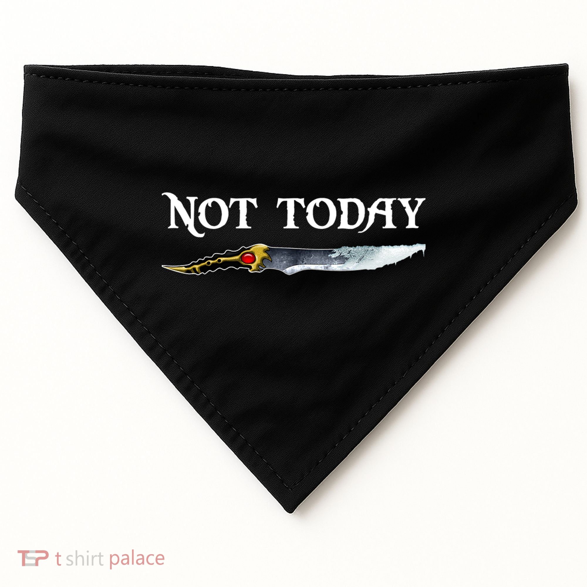 Not Today GOT Sword USA-Made Doggie Bandana