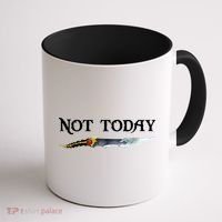 Not Today GOT Sword Coffee Mug thumb 1