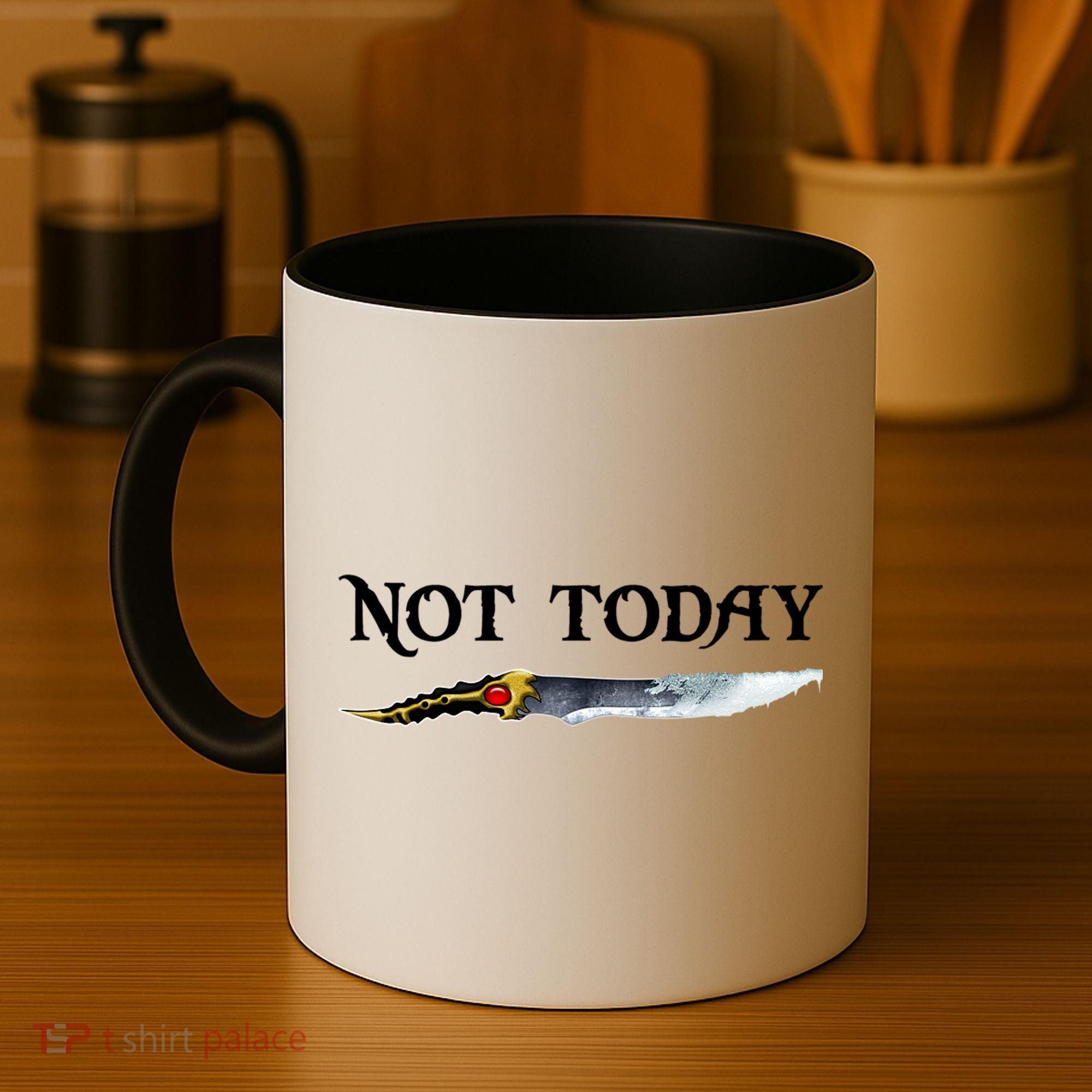 Not Today GOT Sword Coffee Mug