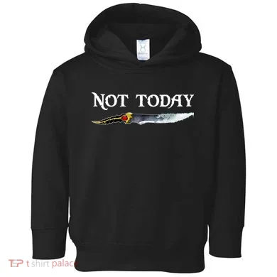 Not Today GOT Sword Toddler Hoodie