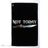 Not Today GOT Sword Golf Towel thumb 0