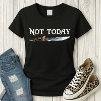 Not Today GOT Sword Women's T-Shirt thumb 3