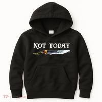 Not Today GOT Sword Kids Hoodie thumb 0