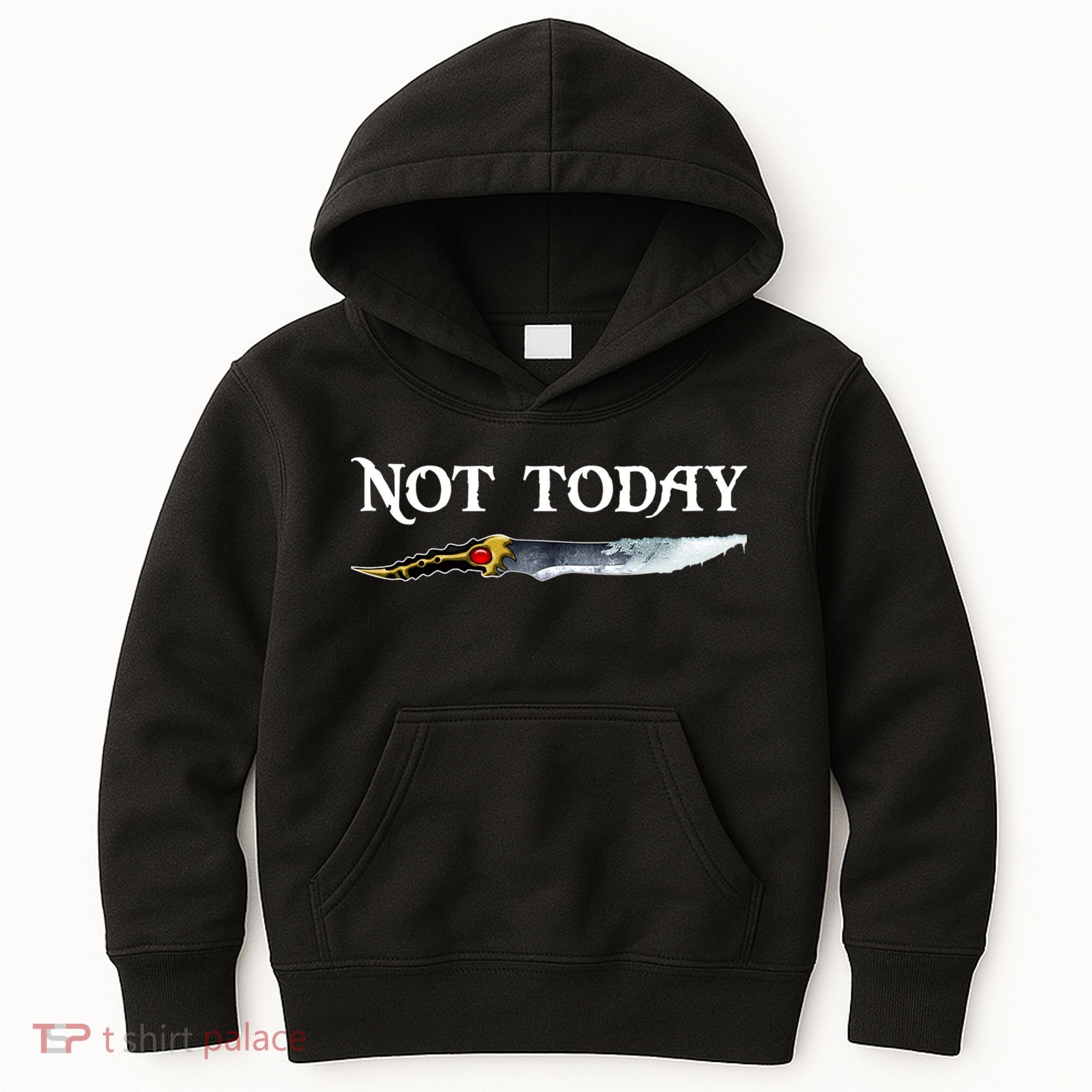 Not Today GOT Sword Kids Hoodie