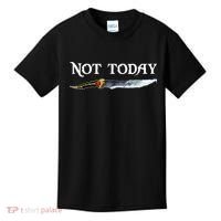Not Today GOT Sword Kids T-Shirt thumb 0
