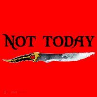Not Today GOT Sword Santa Hat thumb 1