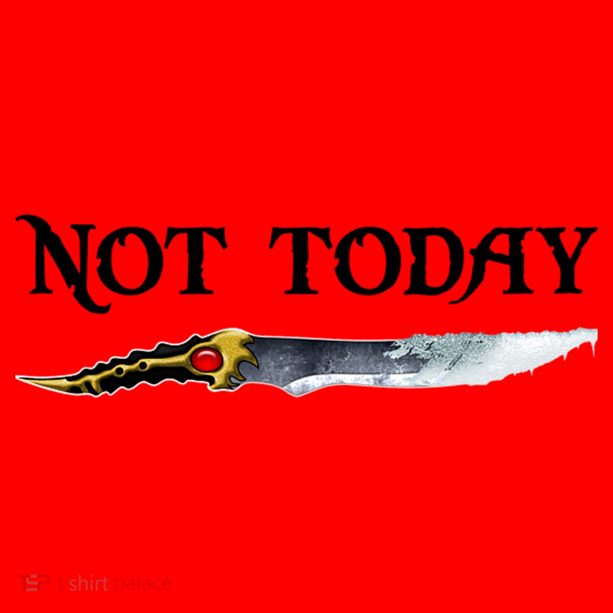 Not Today GOT Sword Santa Hat