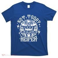 Not Today Heifer Not My Pasture Not My Bullshit Floral Gift T-Shirt thumb 0