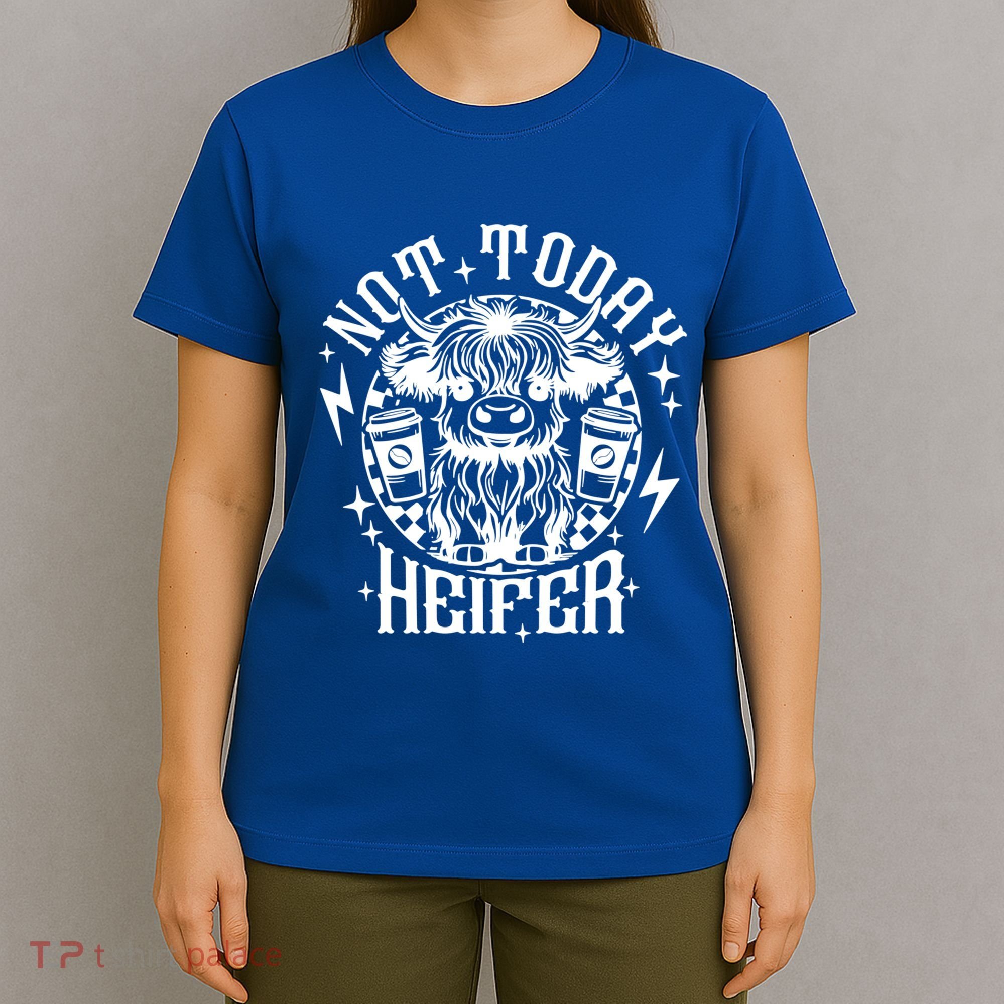 Not Today Heifer Not My Pasture Not My Bullshit Floral Gift T-Shirt