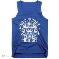 Not Today Heifer Not My Pasture Not My Bullshit Floral Gift Tank Top thumb 0