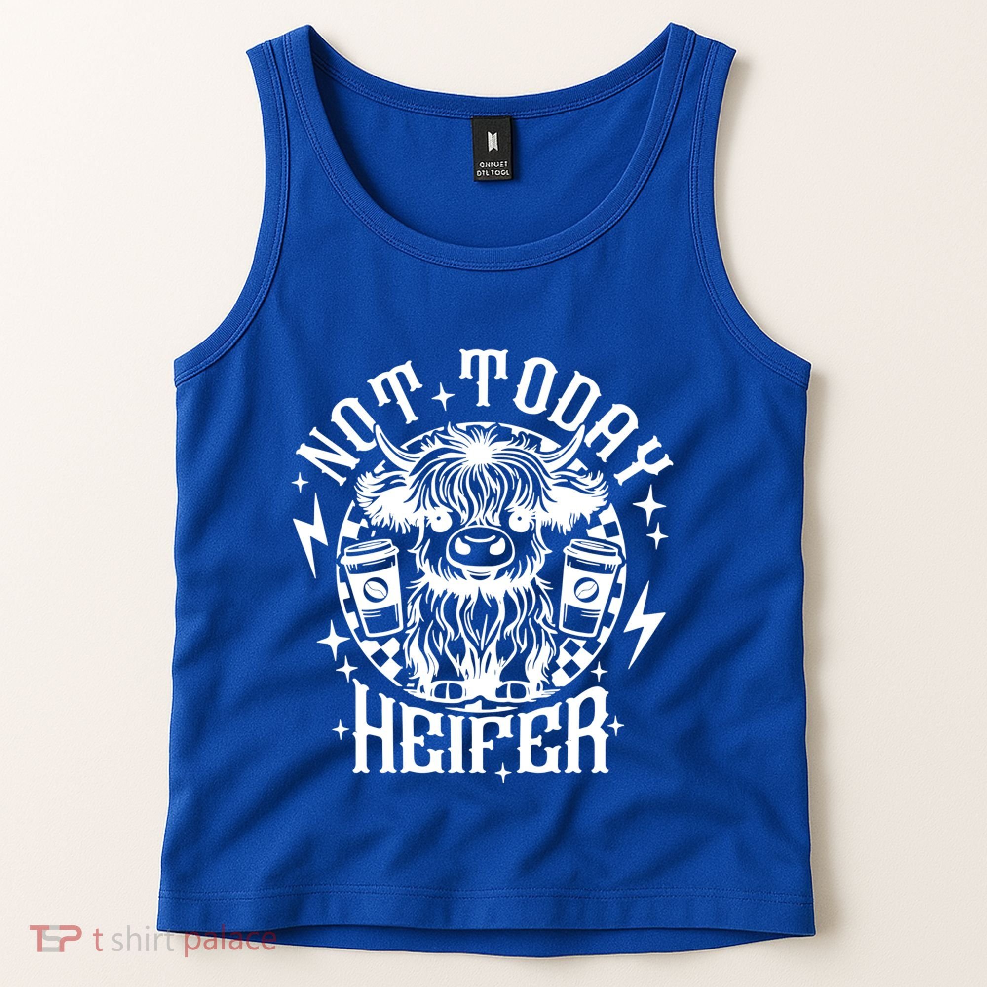 Not Today Heifer Not My Pasture Not My Bullshit Floral Gift Tank Top