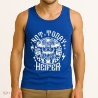 Not Today Heifer Not My Pasture Not My Bullshit Floral Gift Tank Top thumb 3