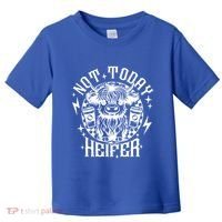 Not Today Heifer Not My Pasture Not My Bullshit Floral Gift Toddler T-Shirt thumb 0