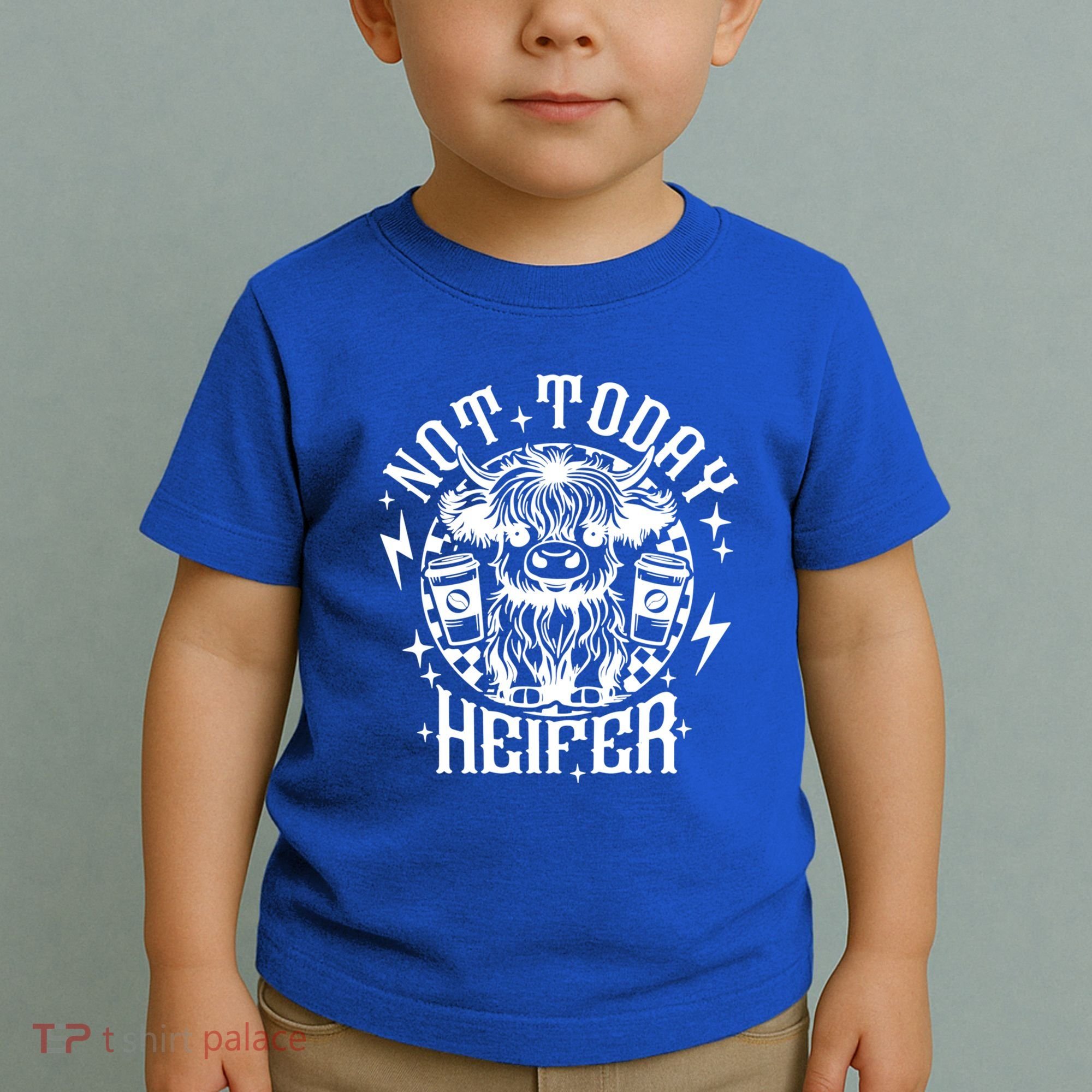 Not Today Heifer Not My Pasture Not My Bullshit Floral Gift Toddler T-Shirt