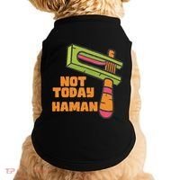 Not Today Haman Costume Purim Queen Esther Party Groggers Doggie Tank thumb 0