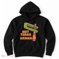 Not Today Haman Costume Purim Queen Esther Party Groggers Hoodie thumb 0