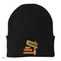Not Today Haman Costume Purim Queen Esther Party Groggers Beanie thumb 0