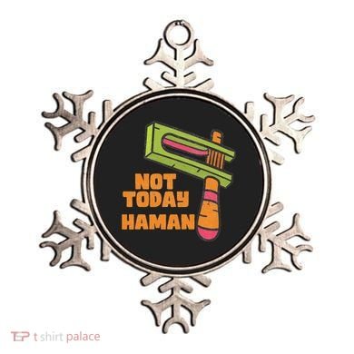 Not Today Haman Costume Purim Queen Esther Party Groggers Ornament