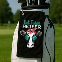 Not Today Heifer Country Sayings Golf Towel thumb 2