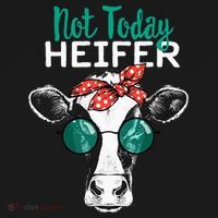 Not Today Heifer Country Sayings Visor thumb 3