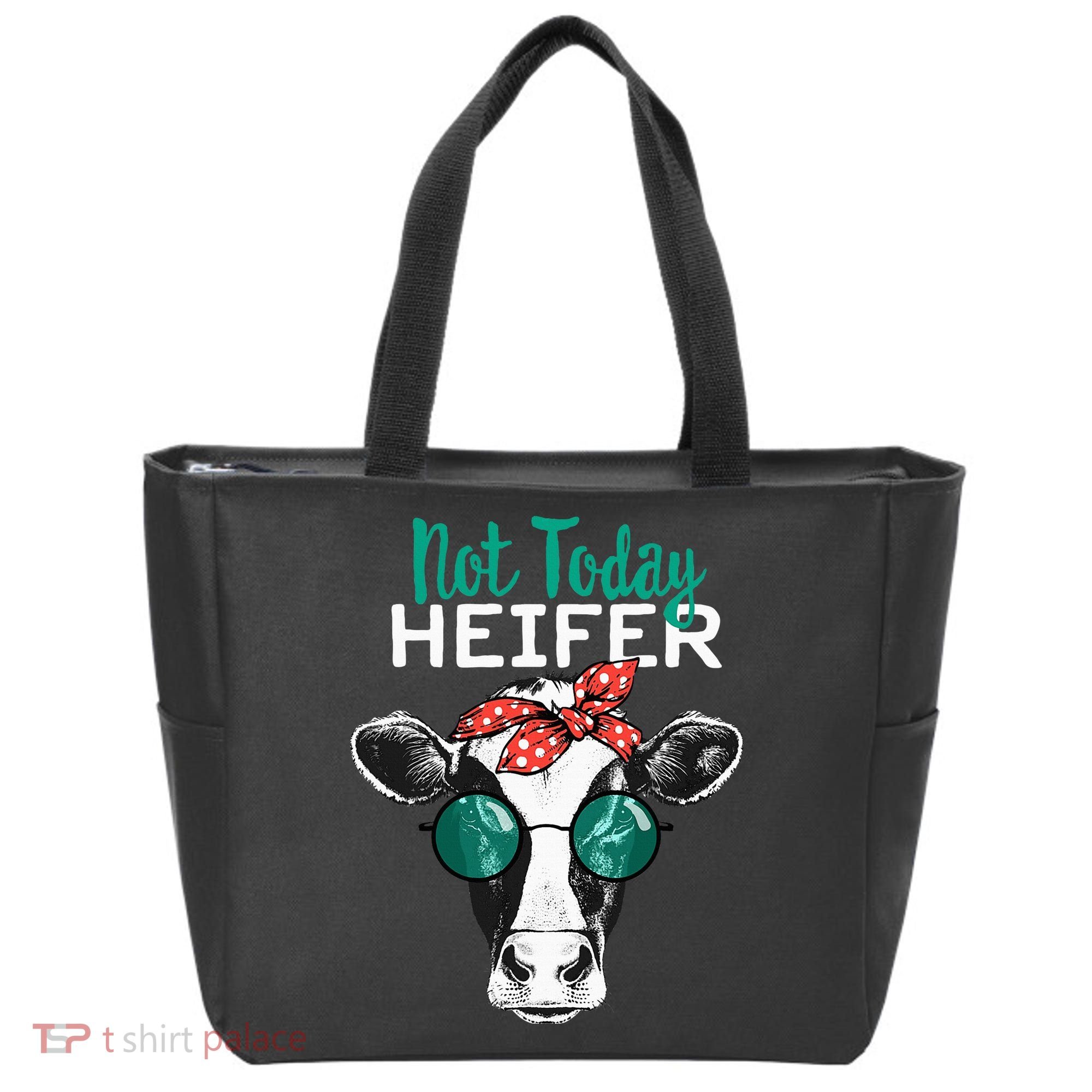 Not Today Heifer Country Sayings Tote Bag