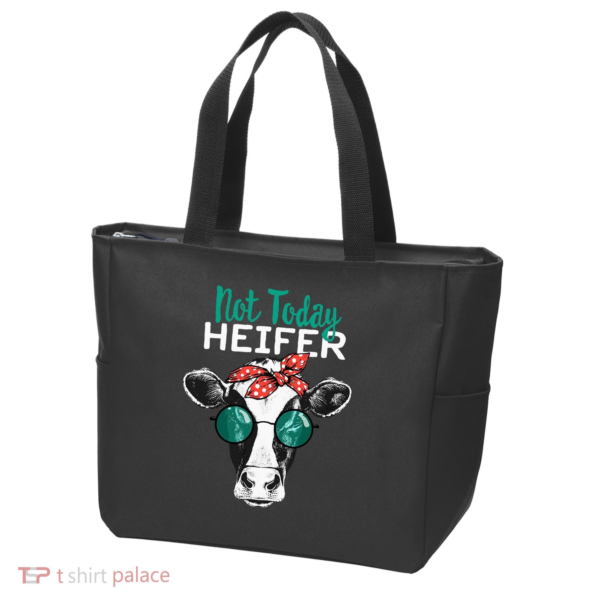 Not Today Heifer Country Sayings Tote Bag