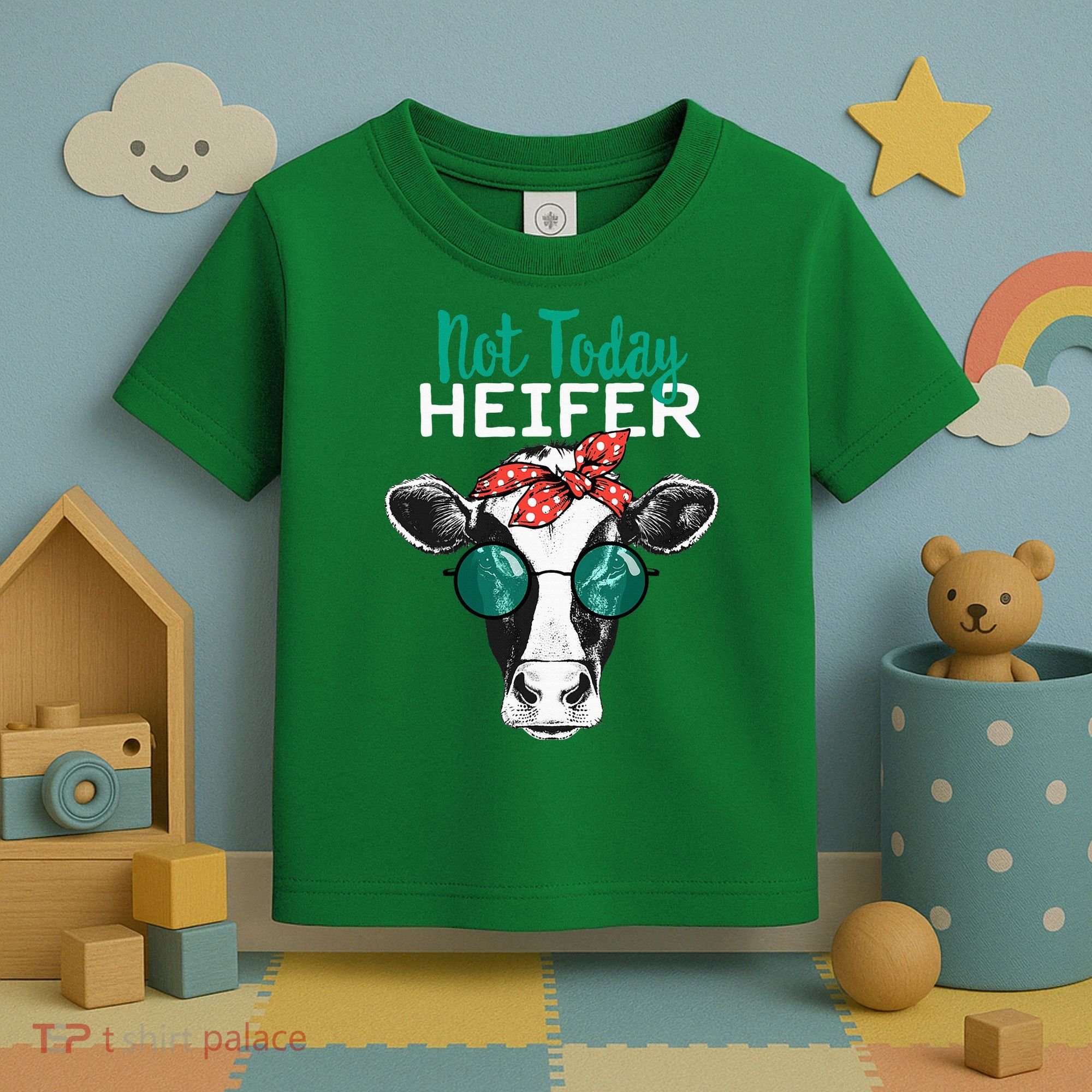 Not Today Heifer Country Sayings Toddler T-Shirt