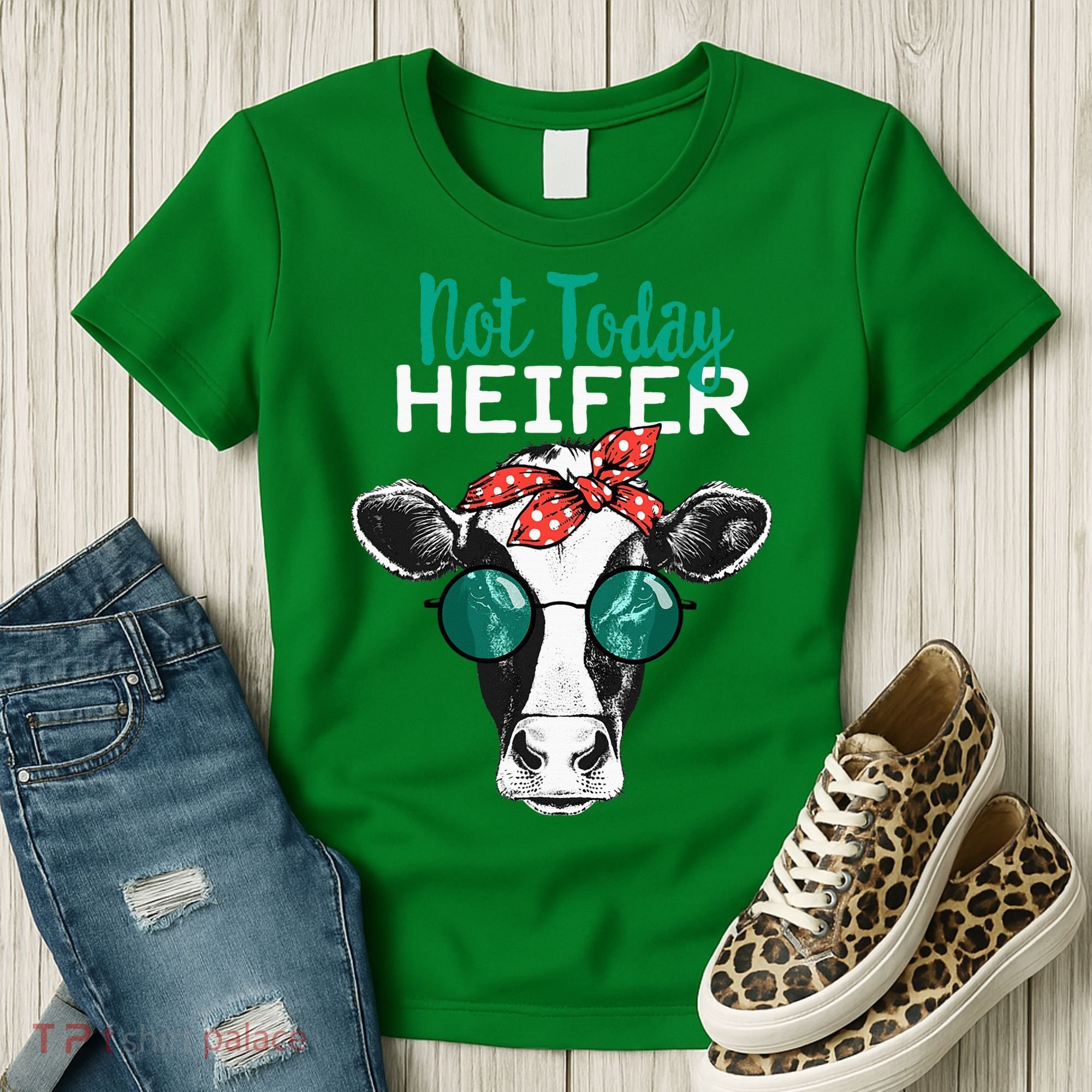 Not Today Heifer Country Sayings Women's T-Shirt