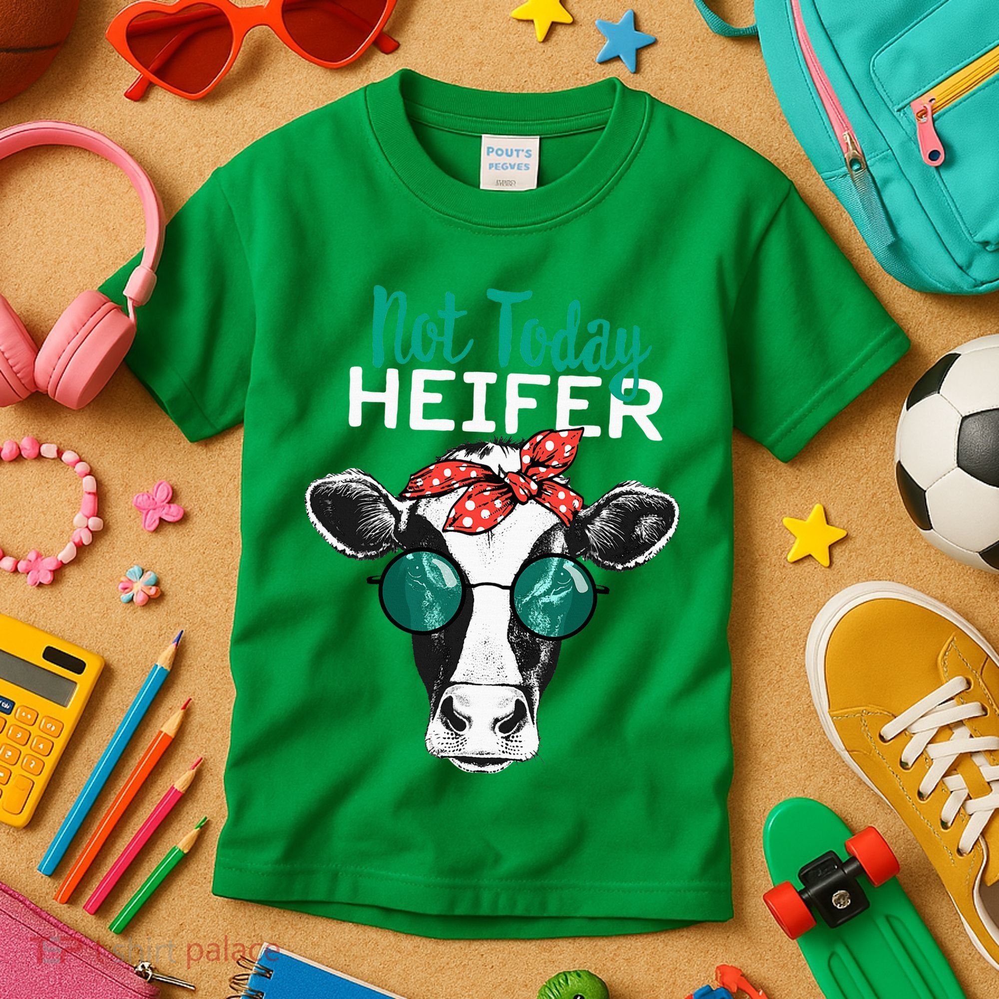 Not Today Heifer Country Sayings Kids T-Shirt