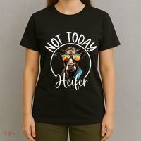 Not Today Heifer Funny Country Life T-Shirt thumb 4