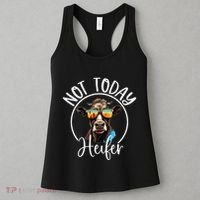 Not Today Heifer Funny Country Life Women's Tank Top thumb 3